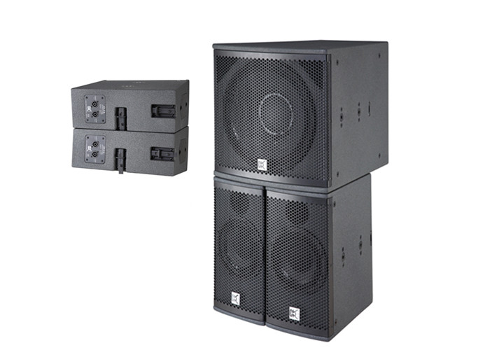 Two Way Coaxial Powered Karaoke Speakers 12 Inch Black Paint
