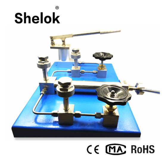 Hydraulic hot sale air  micro pressure hand pump pressure gauge calibrator  -100-600Kpa