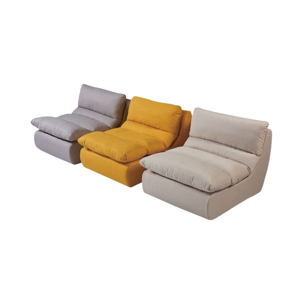 Sectional Modular Compressed Sofa Lazy Sofa Set for Sleeping Lying Single Person Bean Bag Sofa for Small Apartment Balcony