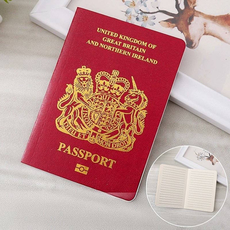 Passport Style Mini Pocket Notebook And Custom Travel Journal For Novelty Gifting