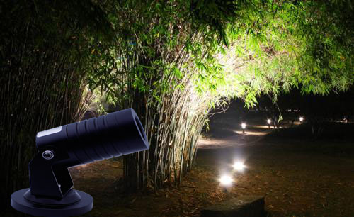 Black Or Silver 2700k LED Landscape Lighting / 12V Outdoor Garden Spotlights