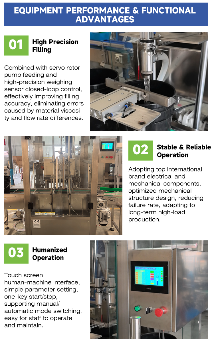 Mango Pulp Fruit Puree Thick Concentrate Food Processing Automatic Single Head Rotary Lobe Pump Weighing Filling Machine