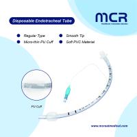 Tubo endotraqueal de PVC transparente con globo blando