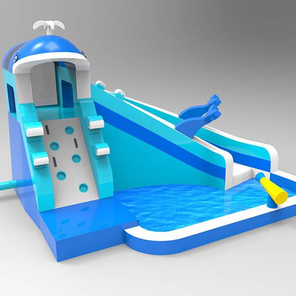 Plato Kids Inflatable Bouncer , ODM Commercial Bounce House Water Slide