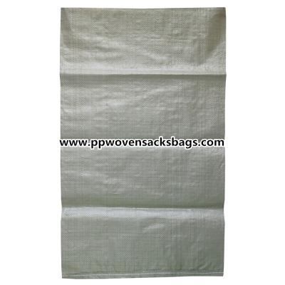 Custom PP Woven Packaging Sand Sacks / Beige Woven Polypropylene Bags