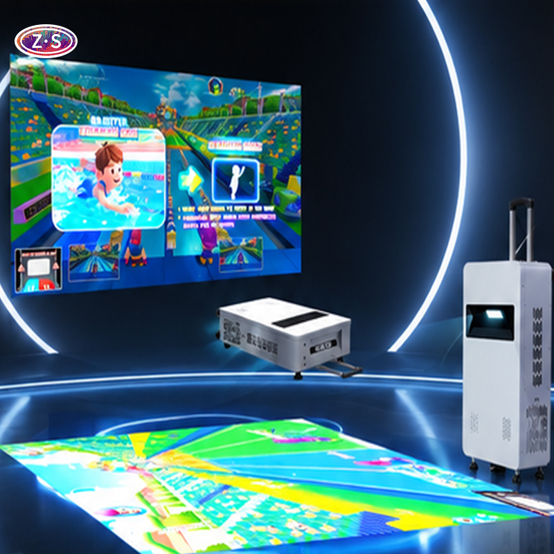 Portable Gaming Projection Solution for Commercial Events and Pop Up Attractions
