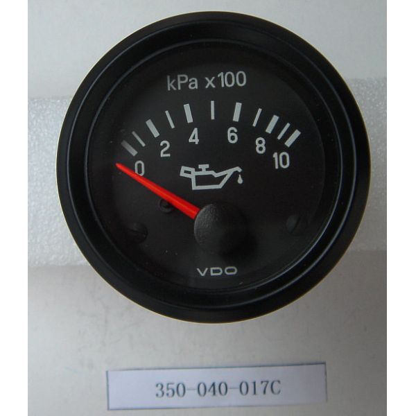 VDO water temperature gauge, oil pressure gauge 350-040-017