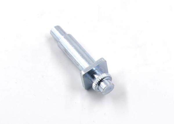 Galvanized Custom Made Steel Pins with Straight Knurls and Positioning End