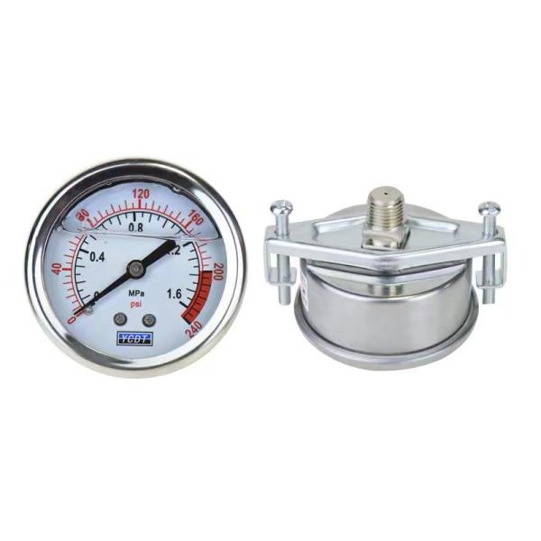 Water Pressure Gauge Liquid Filled Pressure Gauge