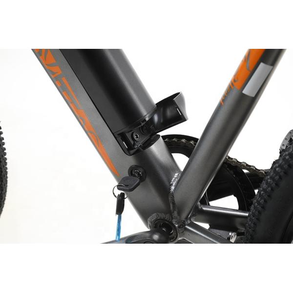 GOMID Electric Mountain Bike with Shimano 6 Speed Derailleur Lightweight Aluminium Alloy Frame 40-50Km Range per Power