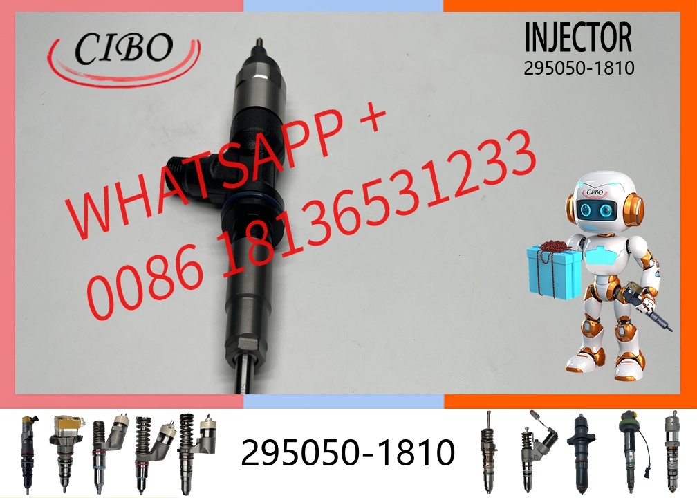 original 295050-1810 Common Rail Fuel Injector for  C4.4 Engine 320GC 315F 420F2 910M Excavator Diesel Injector 418-3229 392-1368 20R-2479 T413878 Spare Parts original new injector
