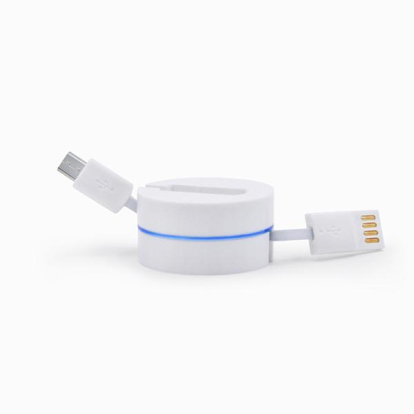3 In 1 Retractable Length 80cm Micro Type C Cable Fast Charging
