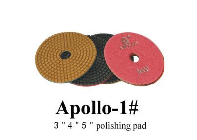 Protections de polissage de résine de diamant de marbre flexible sec, protection de meulage concrète