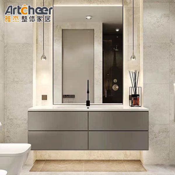 Модульный современный макияж Luxury Bathroom Vanity Cabinet Combo Euro Style Bathroom Vanity