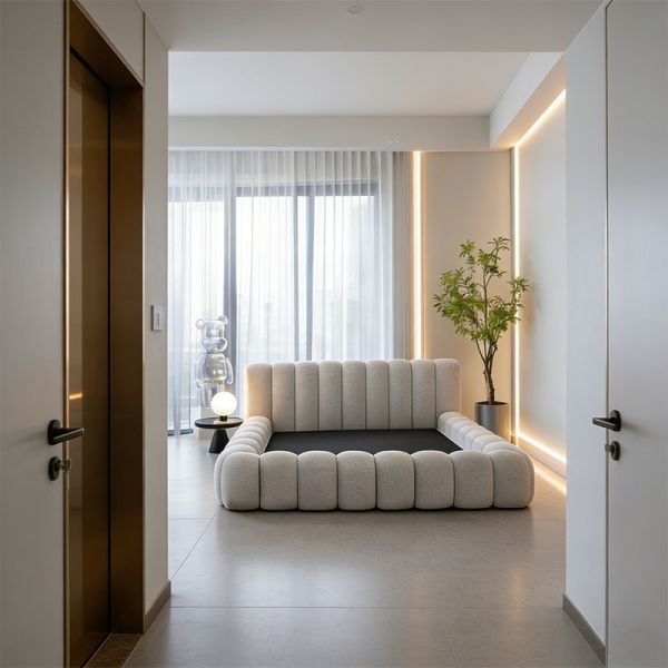 Vacuum Compressed Bed | High-Density Foam Eco-Friendly Material Quick Shape Recovery Bed Compressed