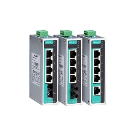 Practical Moxa EDS-205A  5-port compact unmanaged Ethernet switches