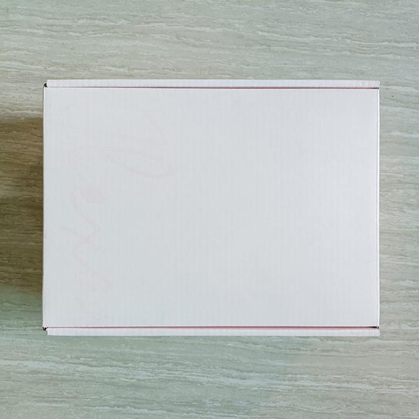 Encomenda personalizada Caixas postais de papel de papelão rosa para embalagens ecológicas