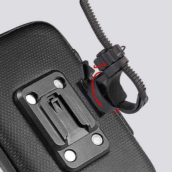 Bike Phone Mount Bag Bike Front Frame Handlebar Bag Waterproof Bike Phone Holder Case Bicycle Accessories Pouch