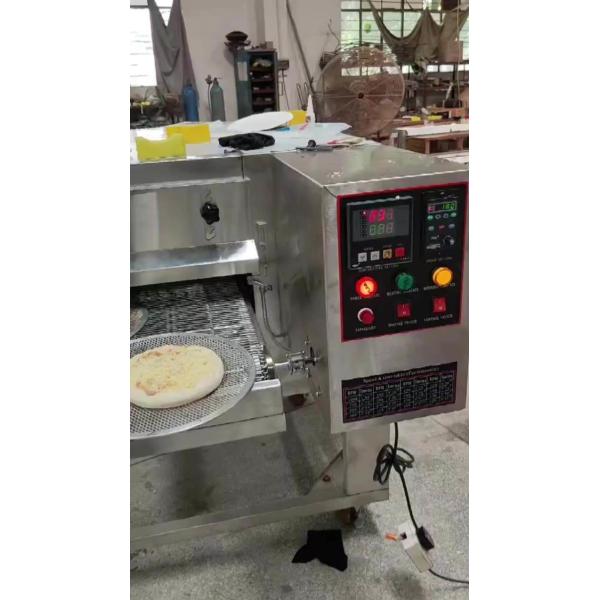 Furon à pizza à bande transporteuse électrique utilisée pour la cuisson de la pizza