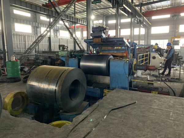 máquina de corte de aço da tira de 1500mm, precisão de alta velocidade que corta a linha