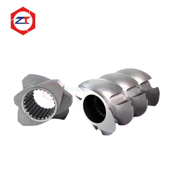 Pharma / Food Grade Stainless Steel Twin Screw Kneading Blocks D-SE Series 60mm Pitch Corrosion-Resistant Design