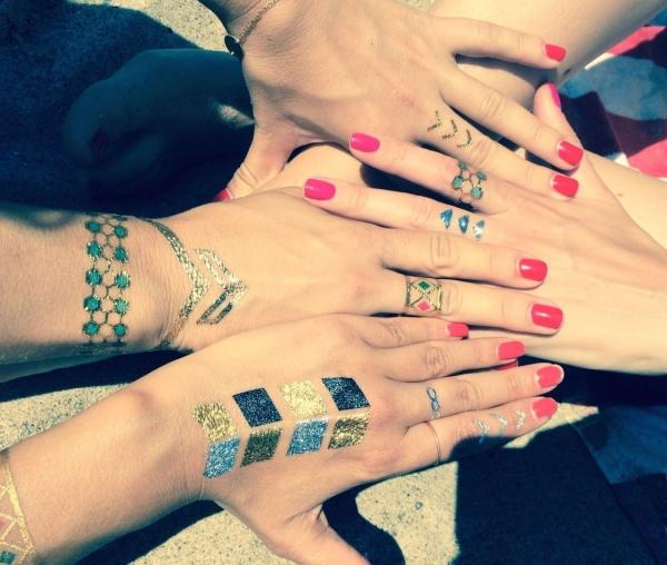 Jewelry Metallic tattoo