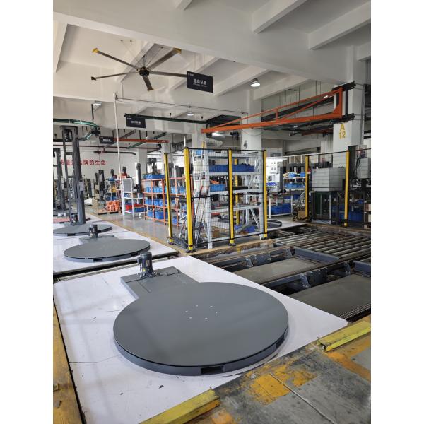 Automatic Turntable Stretch Pallet Wrapping Machine Carton