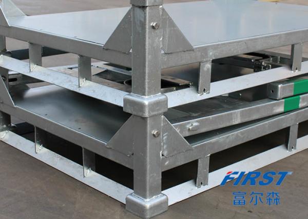 ISO Galvanized 4 Layer Stacking 1.5T Steel Transport Pallet