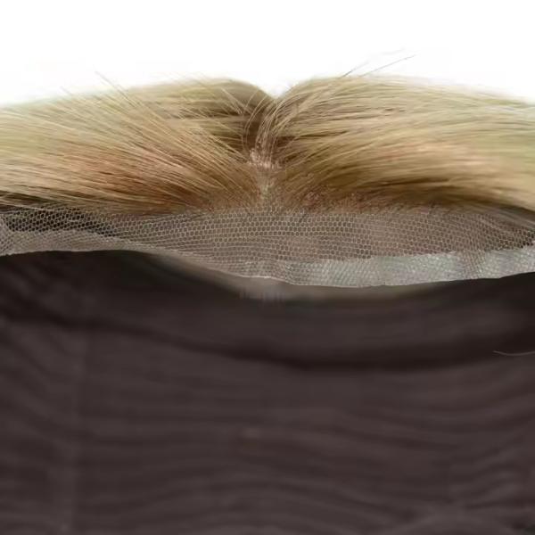 Mono Top Lace Front Wigs 14 Straight 100% RAW Cuticle European Remy Human Hair Alopecia Wigs for Women Medical Wigs