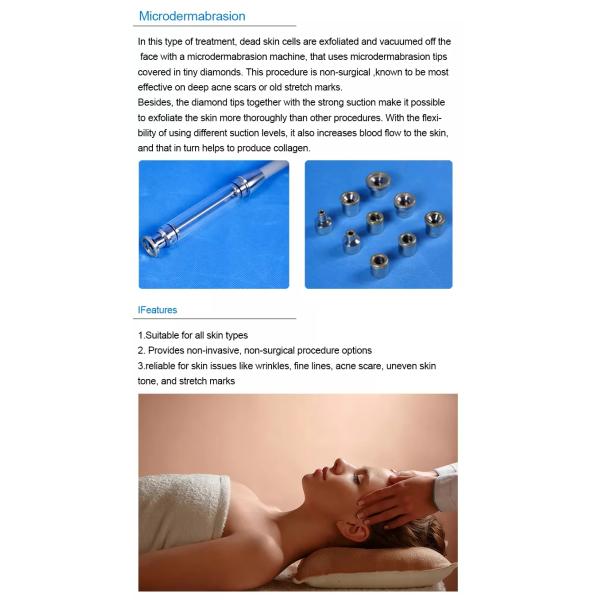 8 dans 1 soins de la peau hydrauliques de Dermabrasion Microdermabrasion de machine faciale multifonctionnelle de beauté