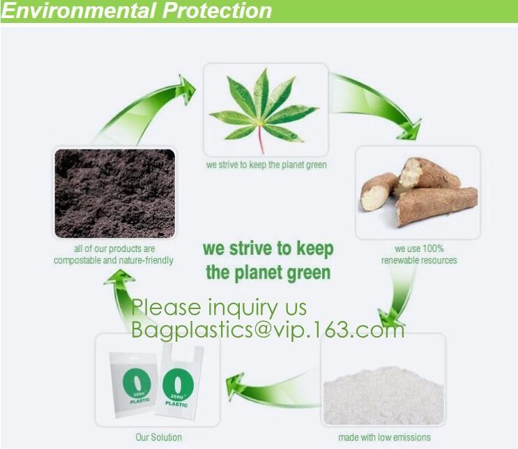 майцена сделала 100% biodegradable compostable изготовленный на заказ напечатанный полиэтиленовый пакет с собственным логотипом, ecofriendly упаковывая ба футболки