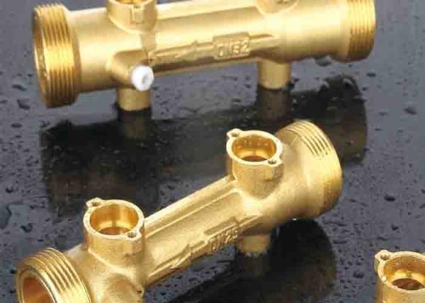 Static water meter's sensor body for ultrasonic water meter, Brass, DN15-DN40, PN16