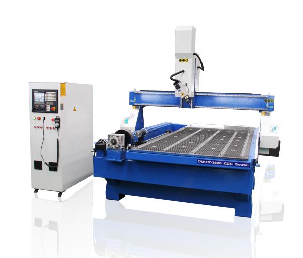 4 Axis Rotary Device Cylinder Engraving Wood Staircase Making CNC Router Machine
