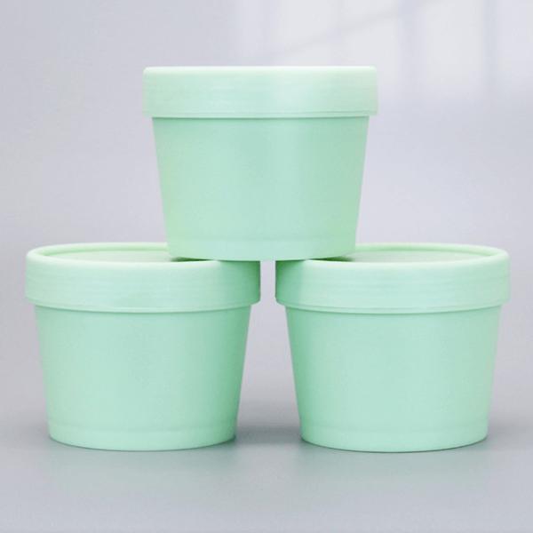 3.4 Oz 100ml Hair Hand Body Face Plastic Empty Cream Jars Pot Containers Cosmetic