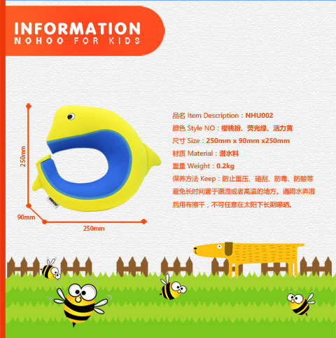 Customized Dolphin Kids Neck Pillow Travel To Reduce Neck Pressure