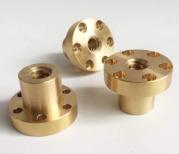 Partes giratorias de latón CNC para uso arquitectónico decorativo