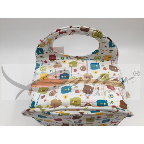 Waterproof Neoprene Food Bag Reusable / Kids Cooler Lunch Bag For School