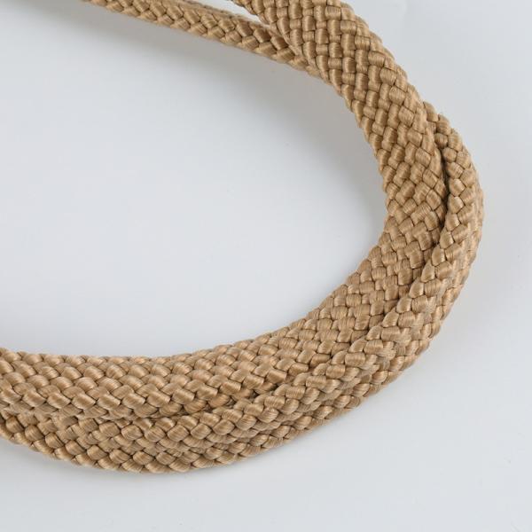 Hand Woven Rope Diving Material Khaki Beach Bag Large Capacity Tote