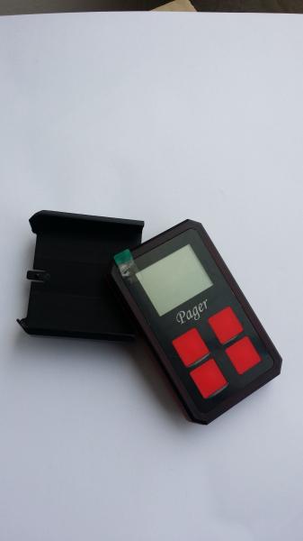 wireless call button and portable pager staff waiter calling system