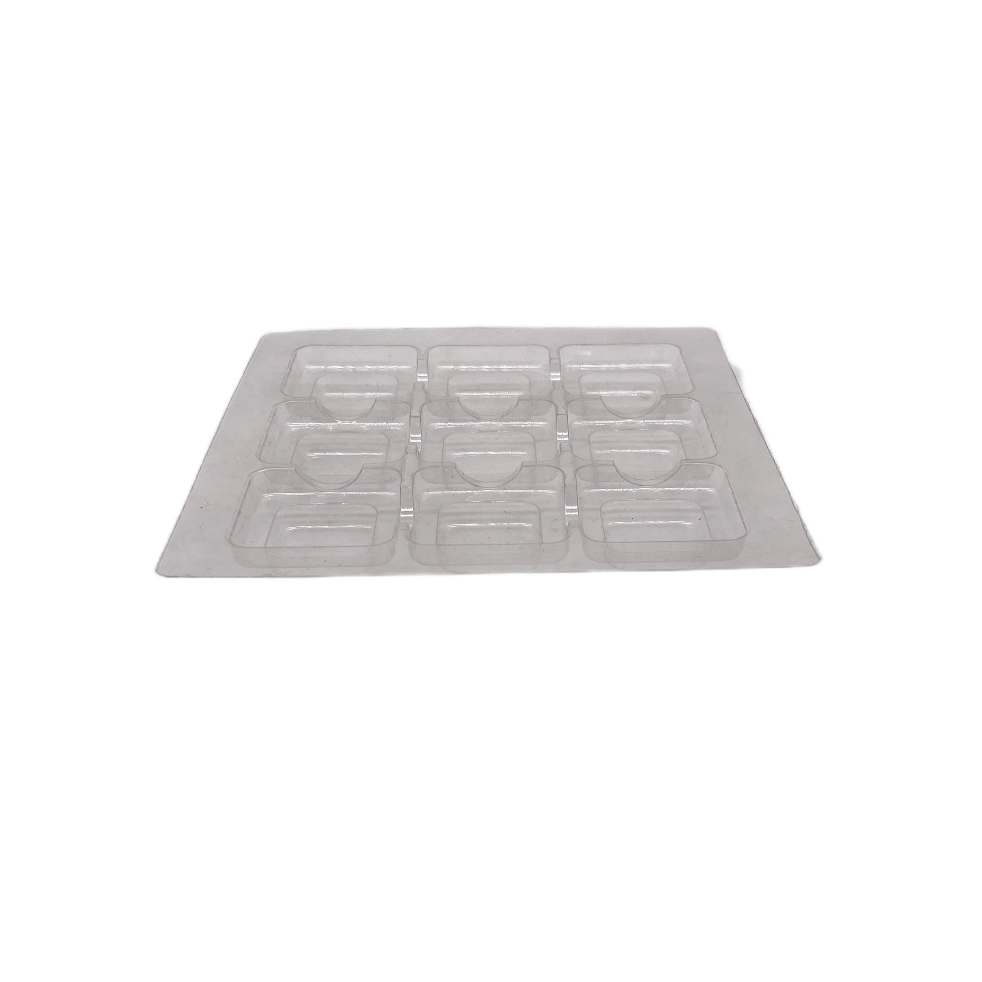 Подарочная коробка красного шоколада твердая бумажная упаковывая 9Pcs с пластиковым ясным внутренним качеством еды