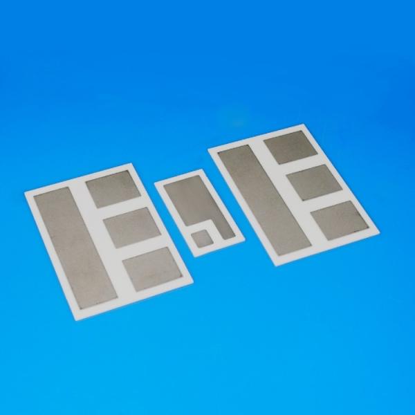 Al2O3 Thick / Thin Film Ceramic Substrates Acids Alkalis Resistant Non Hazardous Substances