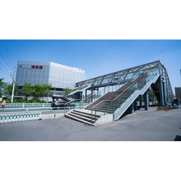 Customized Design Large Span Prefabricated Prefab Galvanized Metal Steel Structure Frame Sandwich Panel Factory Workshop