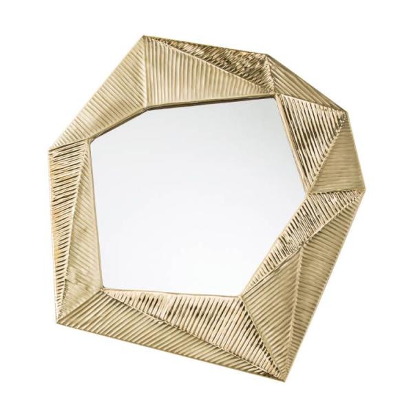 Round Oval sunburst Gold Wall Mirror For Bathroom Decorative