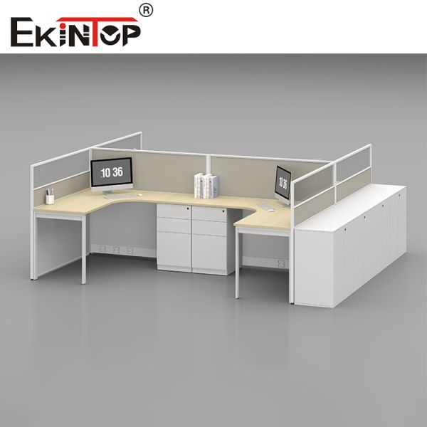 Ekintop Workstation Desk Modular Staff Cubicle Partition Office Workstation Desk
