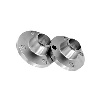 Circular Pipe Titanium Flange Polished Turned GR1 2 5 7 12 ASME B16.5 B16.47 For Medical