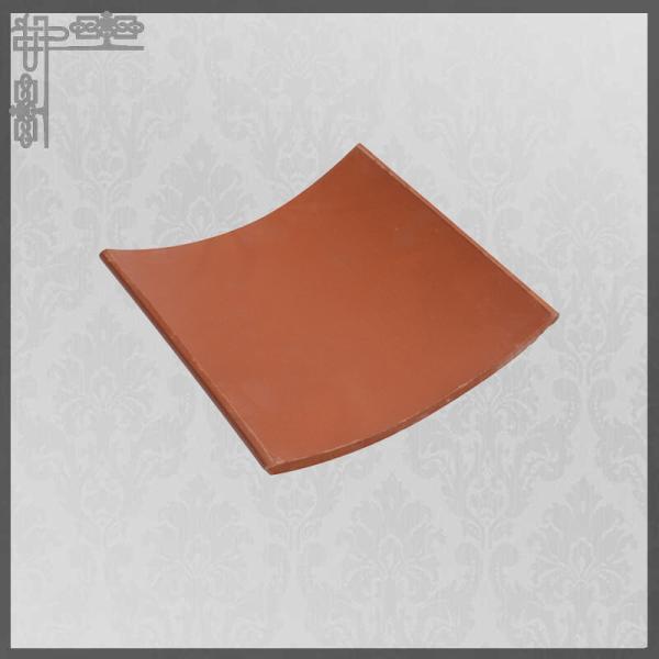 Chinese Natural Red Clay Roof Tiles For Garden Pagoda House Terracotta Roofing Material