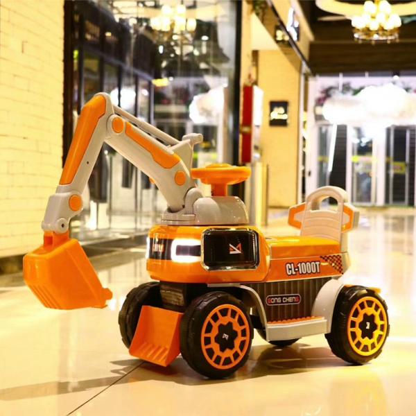 Пластиковые электрические экскаваторы Авто игрушки для детей 2022 год Подарки Возрастный диапазон от 2 до 4 лет