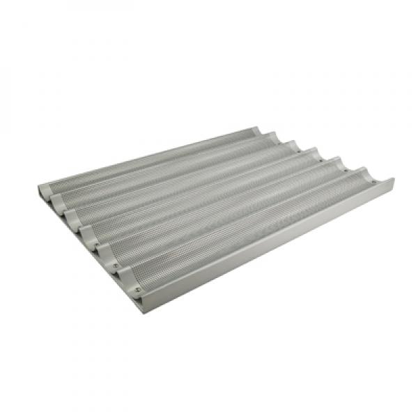 RK Bakeware China 6 флейты Алюминиевая багуетная сковородка 18