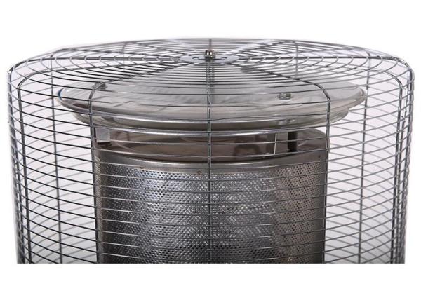 Outdoor free standing Stainless Steel Silver Gas Small Column Patio Heater