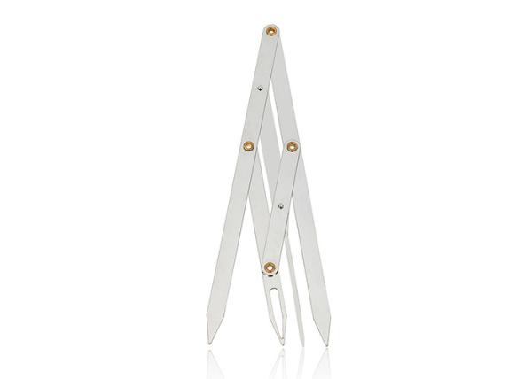 Face Deep Stainless Steel Golden Mean Calipers with 4 Prong for High Defined Brows
